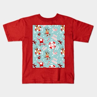 Christmas Cool Santa Kids T-Shirt